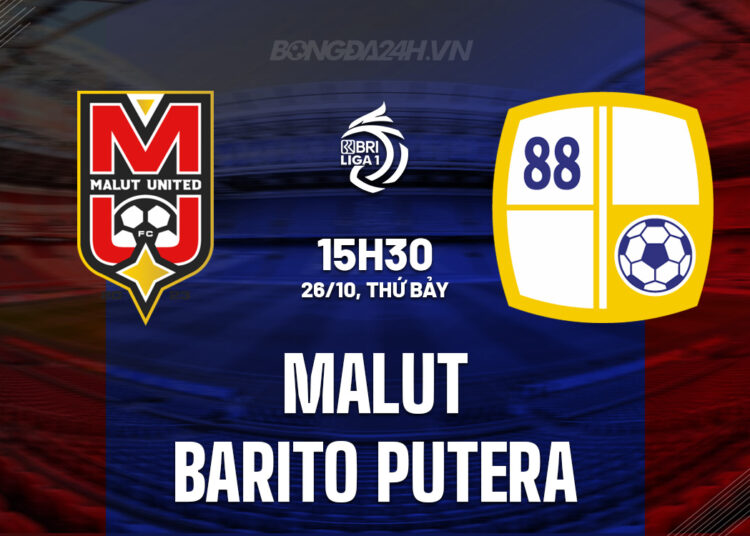 Nhận định Malut vs Barito Putera 15h30 ngày 26/10 VĐQG Indonesia