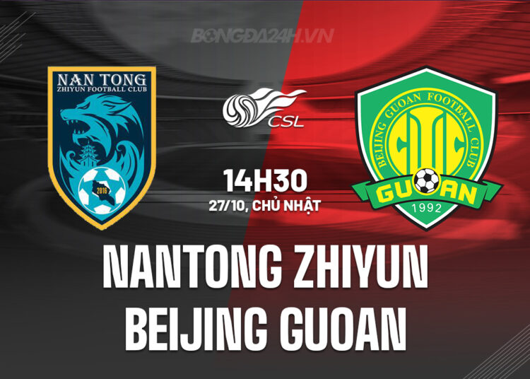 Nhận định Nantong Zhiyun vs Beijing Guoan VĐQG Trung Quốc