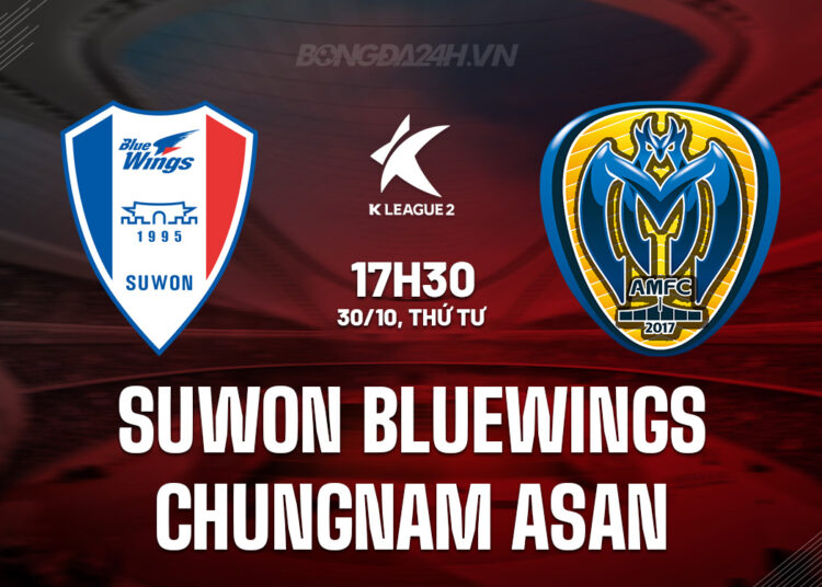 Nhận định Suwon Bluewings vs Chungnam Asan Hạng 2 Hàn Quốc