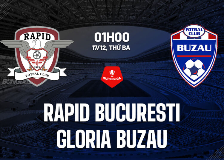 Nhận định bóng đá Rapid Bucuresti vs Gloria Buzau VĐQG Romania