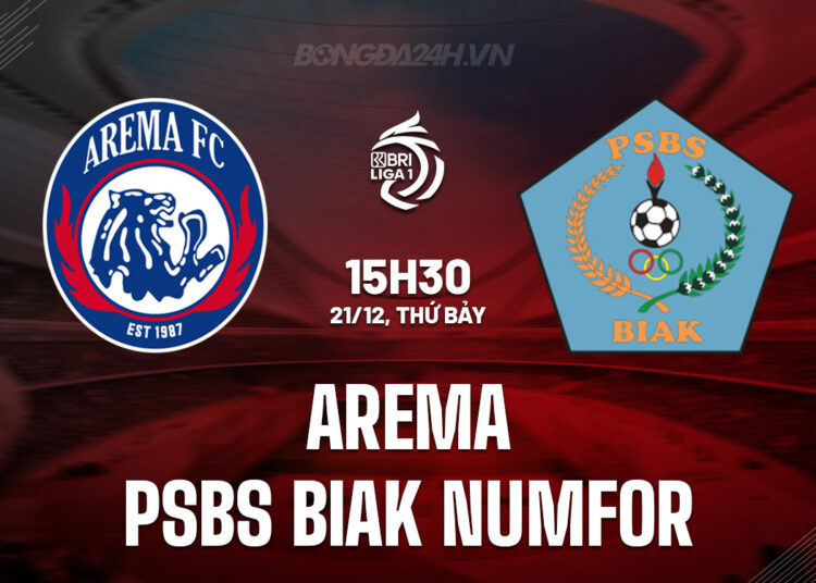 Nhận định Arema Malang vs PSBS Biak Numfor VĐQG Indonesia