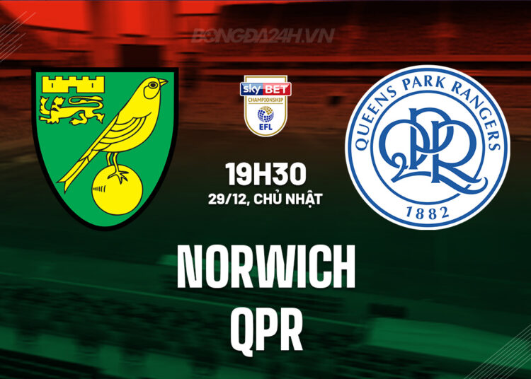 Nhận định bóng đá Norwich vs QPR Hạng Nhất Anh hôm nay