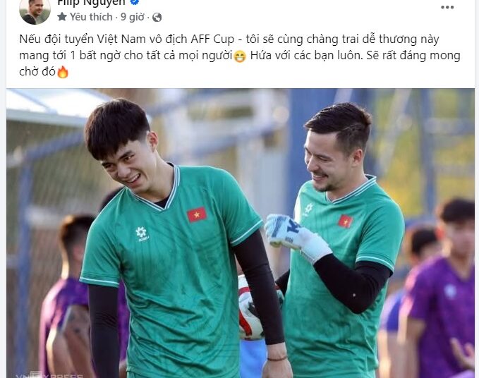 Filip Nguyễn hứa tạo điều bất ngờ nếu tuyển Việt Nam vô địch ASEA