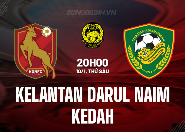 Nhận định bóng đá Kelantan Darul Naim vs Kedah VĐQG Malaysia