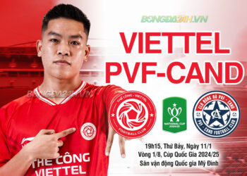 Nhận định Thể Công Viettel vs PVF CAND vòng 1/8 Cúp Quốc gia 2024