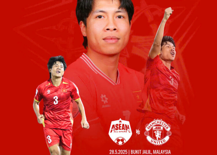 Nguyễn Văn Vĩ được triệu tập vào đội hình đấu Man United
